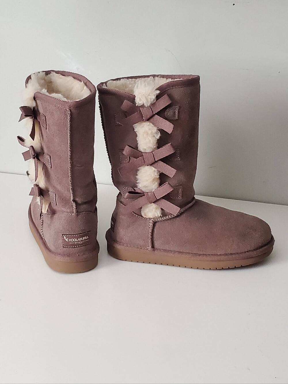 Koolaburra By Ugg Girl's Victoria Tall Winter Boots Size 1